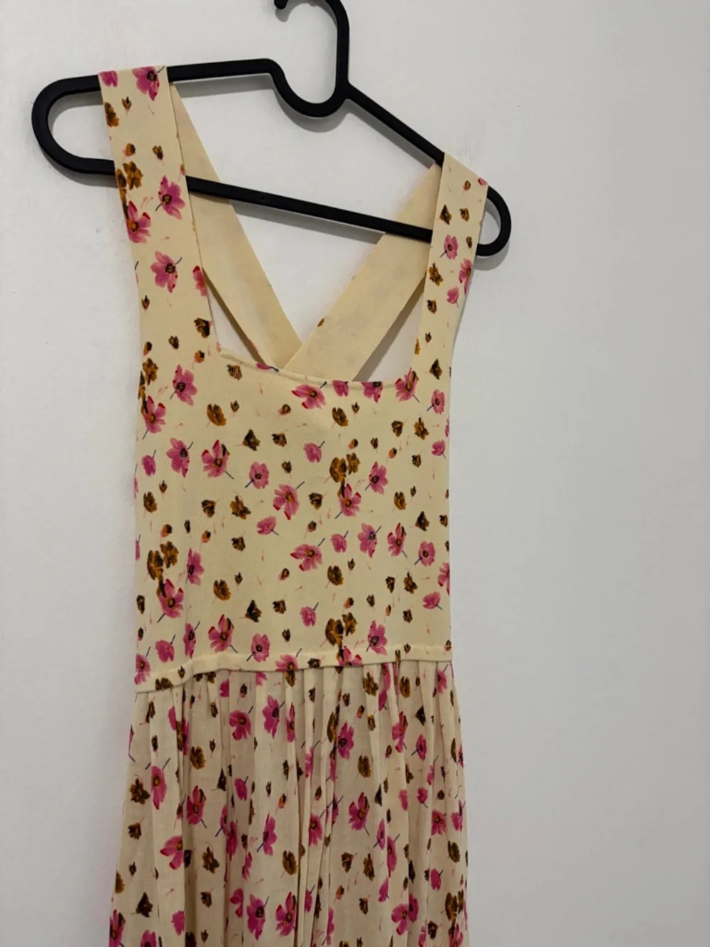 NWT Zara Floral Slinky Midi Dress Women Size Small - Picture 3 of 7